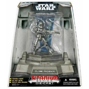 Фигурка Star Wars Clone Trooper из серии: Titanium Die Cast